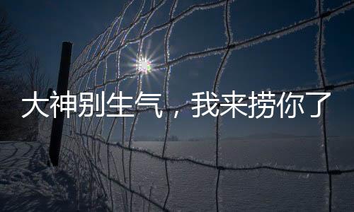 大神别生气，我来捞你了
